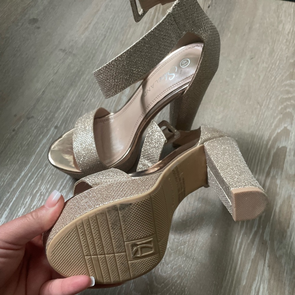Gold  heels
